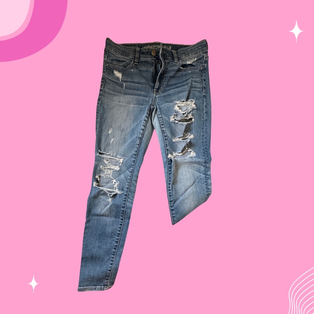 American Eagle Ripped Skinny Jeans